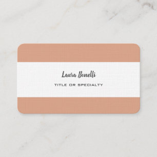 Premium - Linen Professional Modern minimalistisch Visitekaartje