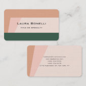 Premium Linen Professional Modern Visitekaartje (Voorkant / Achterkant)