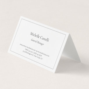 Premium Linen Professional, uniek, klassiek eenvou Visitekaartje