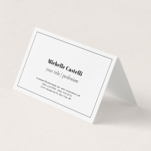 Premium Linen Professional, uniek, klassiek eenvou Visitekaartje