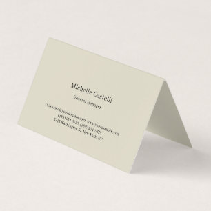 Premium Linen Professioneel Uniek Klassiek Eenvoud Visitekaartje