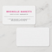 Premium Linen stijlvol, modern, professioneel Visitekaartje (Voorkant / Achterkant)