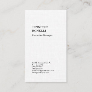 Premium linnen effen minimalistisch modern trendy  visitekaartje