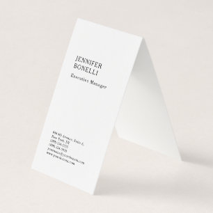 Premium linnen effen minimalistisch modern trendy  visitekaartje