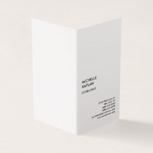 Premium Linnen Modern Professioneel Exclusief Visitekaartje