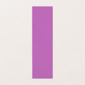 Premium Linnen Monogram Initiaal Orchidee & Lila Visitekaartje (Binnenkant ongevouwen)