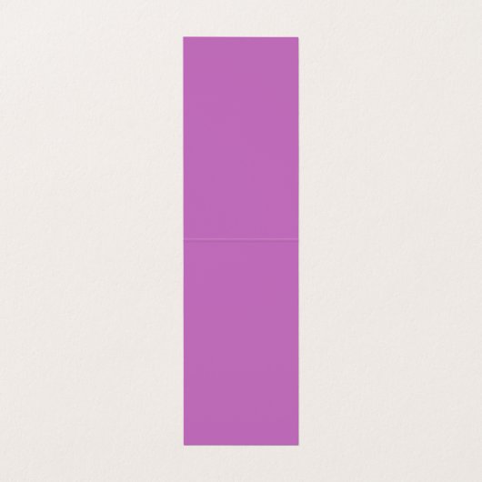 Premium Linnen Monogram Initiaal Orchidee & Lila Visitekaartje (Binnenkant ongevouwen)