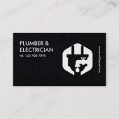 Premium loodgieter & elektricien visitekaartje (Voorkant)