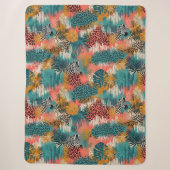 Premium Luipaardprint Abstract Statement Deken A (Voorkant)