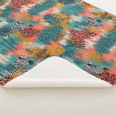 Premium Luipaardprint Abstract Statement Deken A (3/4)