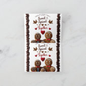 Premium Luxe Ontbijtkoek Familie Zoet & Geurig Kaart (Binnen)