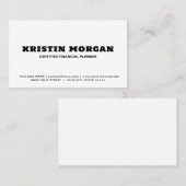 Premium Luxe Visitekaartjes,  ontwerp Visitekaartje (Voorkant / Achterkant)