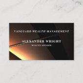 Premium Luxurious Black Gold-type2 Visitekaartje (Voorkant)