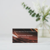 Premium Luxurious Black Gold-type3 Visitekaartje (Staand voorkant)