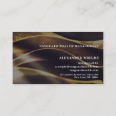 Premium Luxurious Black Gold-type4 Visitekaartje (Achterkant)