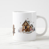 Premium Luxury Gingerbread Family Home Sweet  Grote Koffiekop (Rechts)