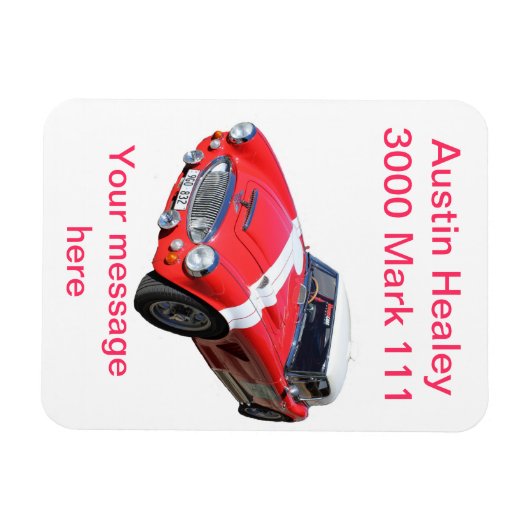 PREMIUM MAGNEET - Austin Healey 3000 Mark 111 (Horizontaal)