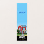 Premium Makelaar (QR Code) Vouwen Visitekaartje (Buitenkant ongevouwen)
