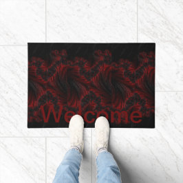 Premium Maroon Welkom Deurmat