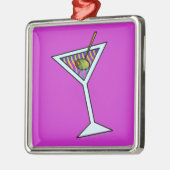 Premium MARTINI ART-ORNAMENT Metalen Ornament (Links)