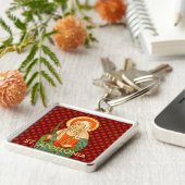 Premium Metaal uit sint-apolla (VVP 001) Sleutelhanger (Zijkant)