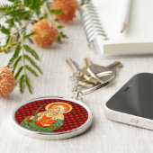 Premium Metaal uit sint-apolla (VVP 001) Sleutelhanger (Zijkant)