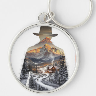 "Premium metalen sleutelhanger – Slank, duurzaam e