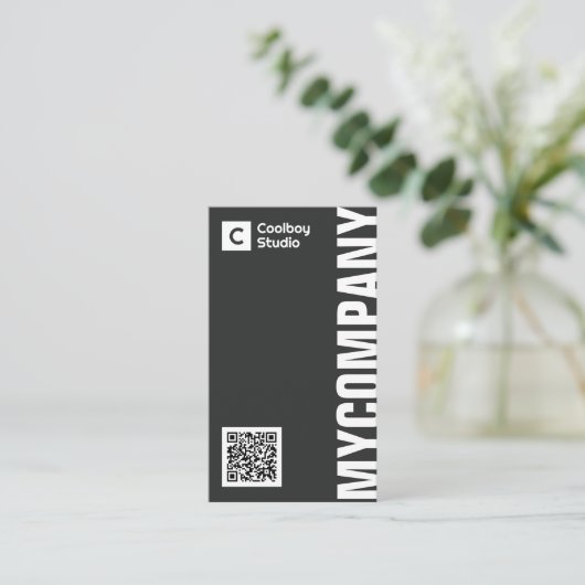 Premium Minimalist & Modern Professional Visitekaartje (Staand voorkant)