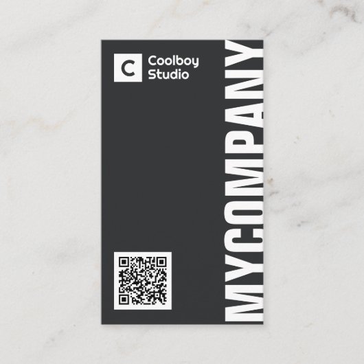 Premium Minimalist & Modern Professional Visitekaartje (Voorkant)