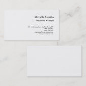 Premium - minimalistisch laagje zijderoute lichte  visitekaartje (Voorkant / Achterkant)