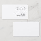 Premium - minimalistisch laagje zijderoute visitekaartje (Voorkant / Achterkant)