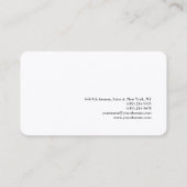Premium - minimalistisch laagje zijderoute visitekaartje (Achterkant)
