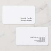 Premium - minimalistisch laagje zijderoute visitekaartje (Voorkant / Achterkant)