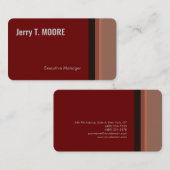 Premium - minimalistisch modern laagje zijde visitekaartje (Voorkant / Achterkant)