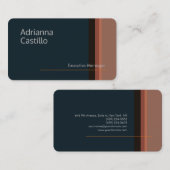 Premium - minimalistisch modern laagje zijde visitekaartje (Voorkant / Achterkant)