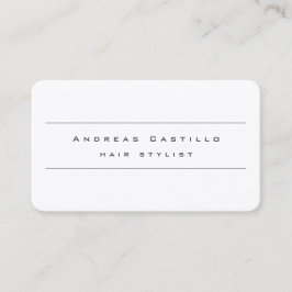 Premium - minimalistische professionele haarlijst  visitekaartje