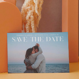 Premium modern TRENDY-tekstfotoONTWERPER Save the Save The Date