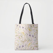 Premium - Moderne Lente wilde bloemen Tote Bag (Voorkant)
