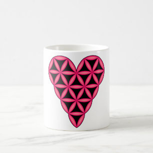 Premium-Mok met 'Heart of Life' x1, Design, 3D-R. Koffiemok