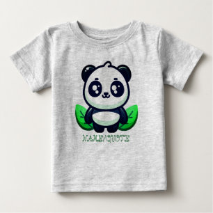 Premium Mooie Panda En Bladeren