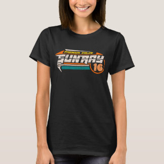 Premium motorolie retro  zonnestraling t-shirt