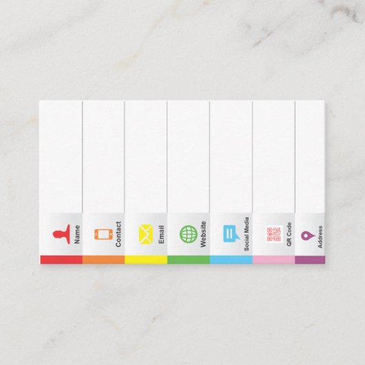 Premium multifunctioneel visitekaartje (Voorkant)