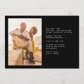 Premium Names Multi Photo Custom Save the Date Kaart (Achterkant)
