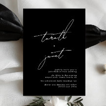 Premium NAMES | Stijlvol zwart-withuwelijk