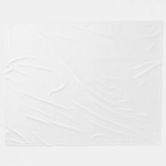 Premium Off White Fleece Blanket Made for Comfort (Voorkant (Horizontaal))