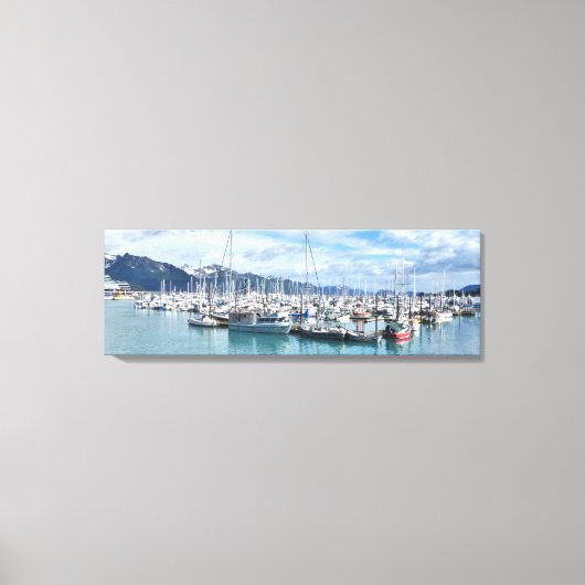 Premium - omgepakt Canvas 36x12 van Homer Alaska (Voorkant)