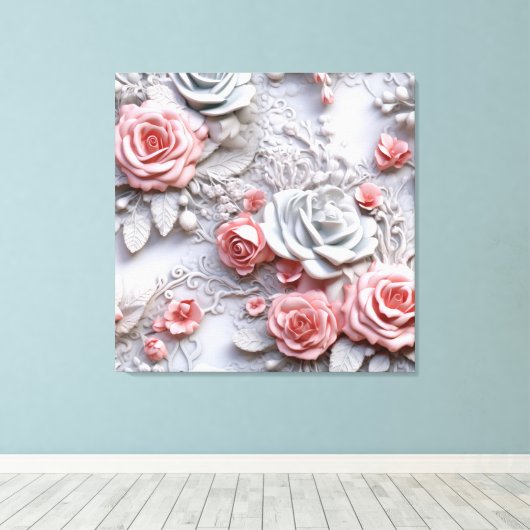 Premium - omgepakt canvas (glanzend) (Insitu (Houten vloer))