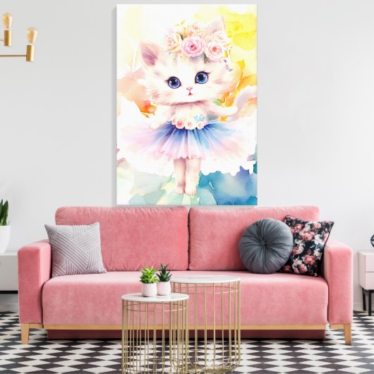 Premium - omgepakt canvas (glanzend) (Insitu (Woonkamer))