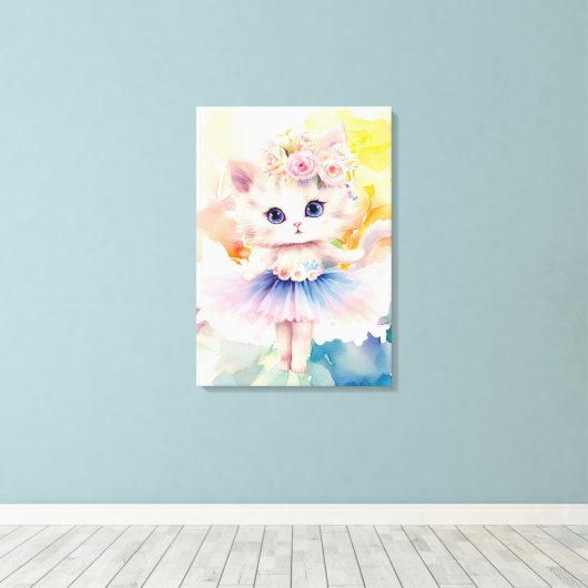 Premium - omgepakt canvas (glanzend) (Insitu (Houten vloer))