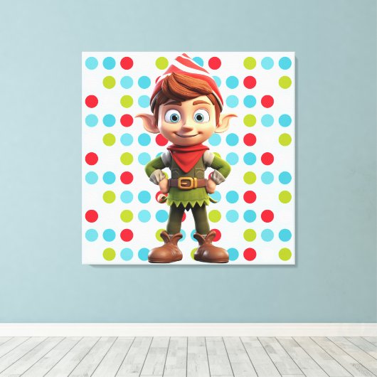 Premium - omgepakt canvas (glanzend) (Insitu (Houten vloer))